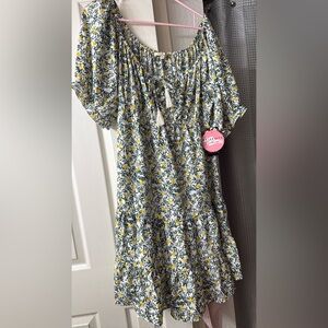 Floral Print Women's Maternity Dress